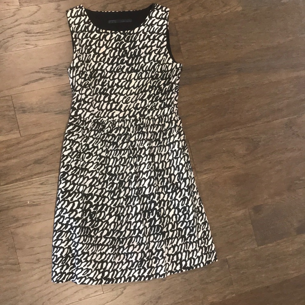 Zara | Black and White Dress